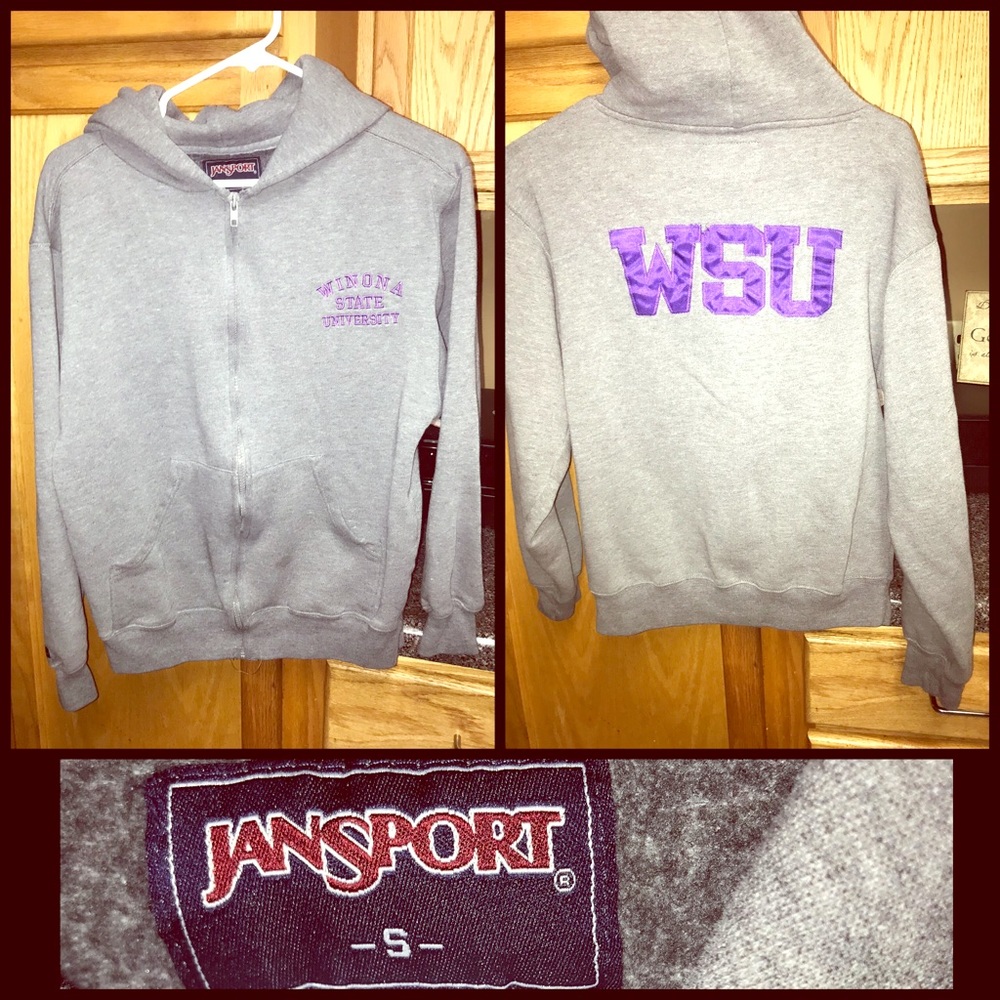 Winona State University Zip Up Sweatshirt